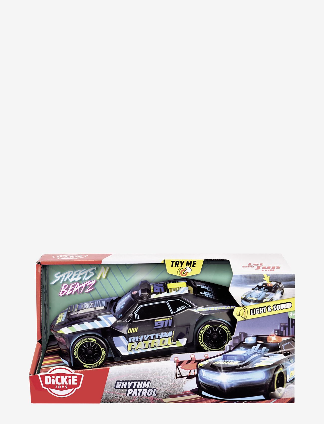 Dickie Toys - Dickie Toys Rhythm Patrol Police Car - politibiler - black - 2