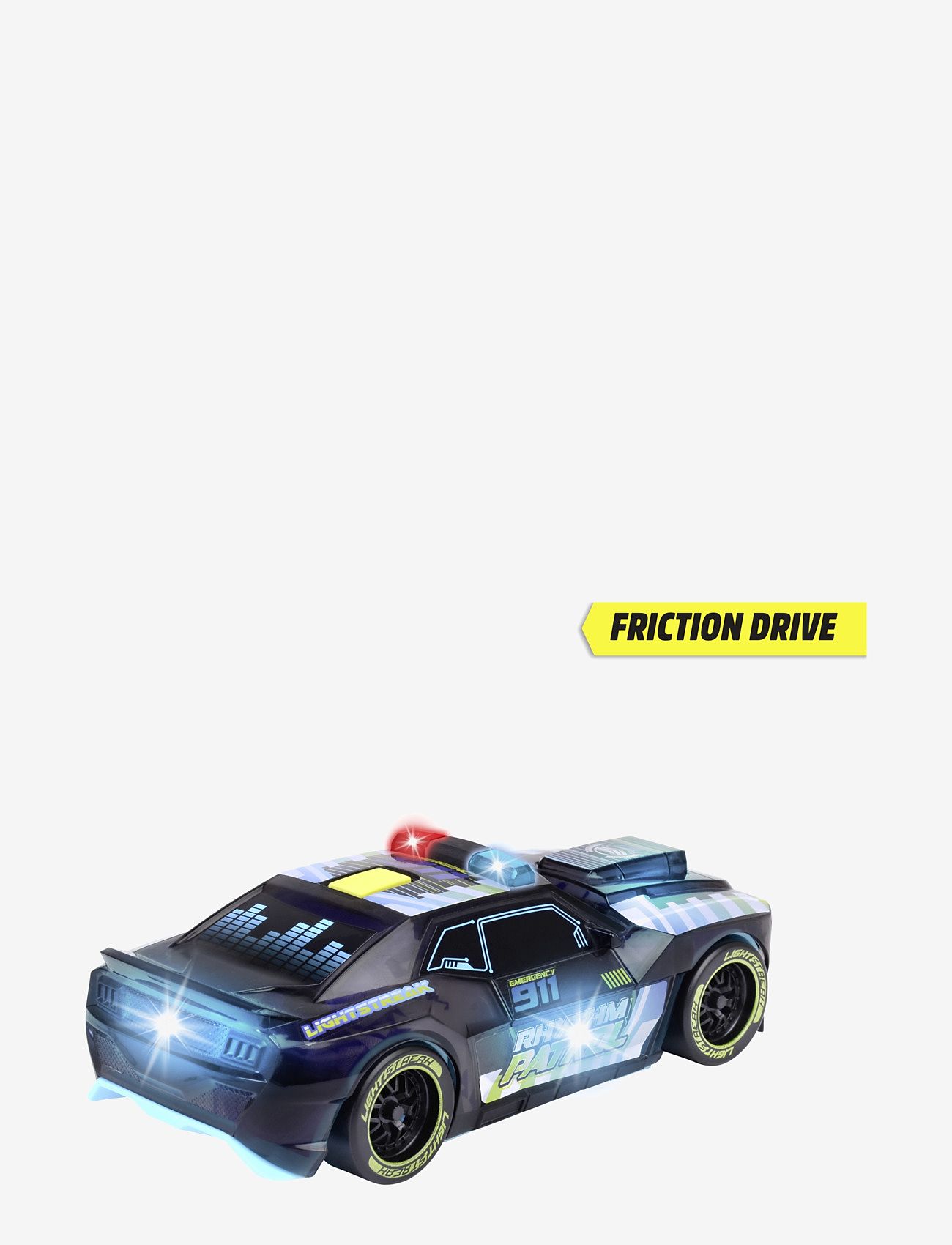 Dickie Toys - Dickie Toys Rhythm Patrol Police Car - politibiler - black - 4