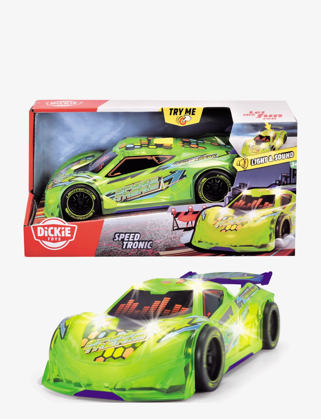 Dickie Toys - Dickie Toys Speed Tronic Racing Car - legetøjsbiler - green - 5
