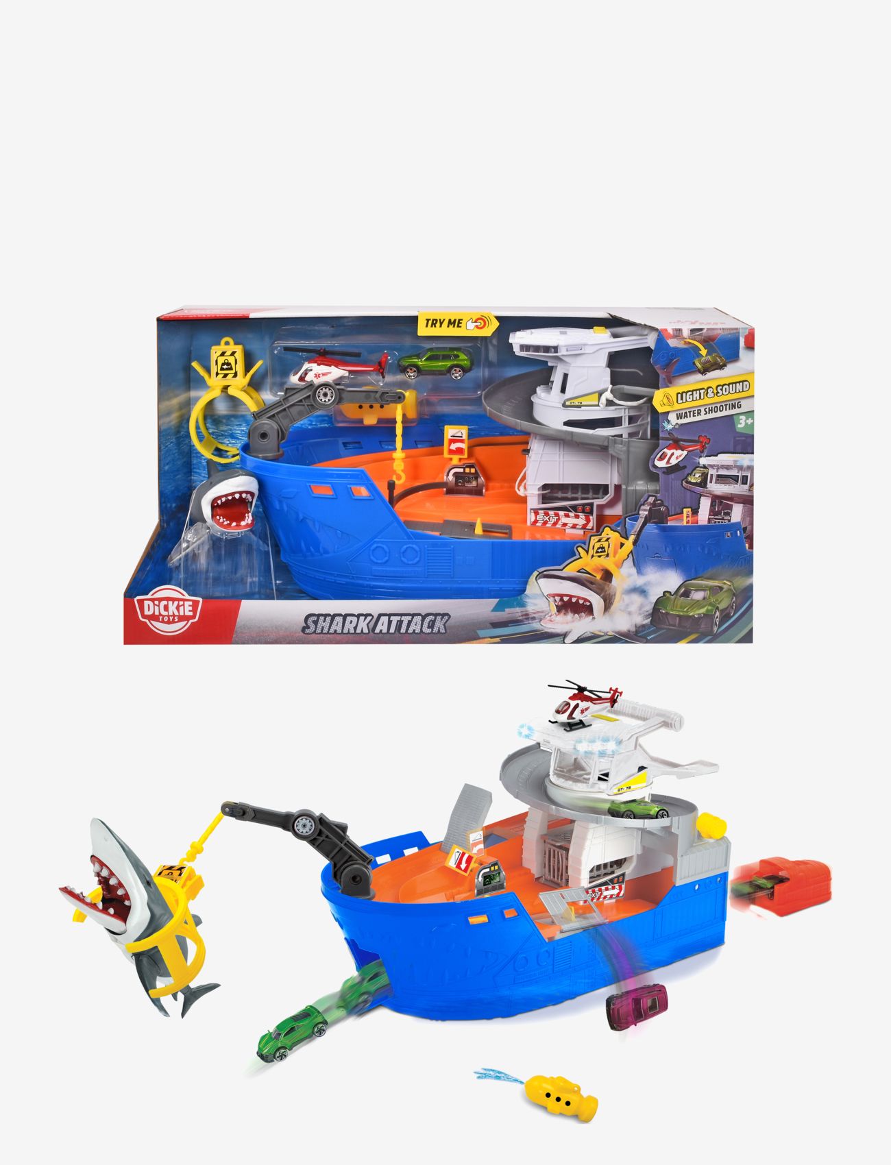 Dickie Toys - Shark Attack - båter - multi coloured - 0