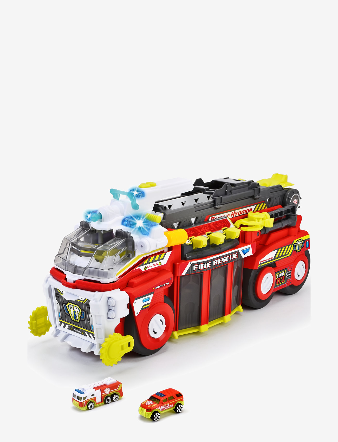 Dickie Toys - Dickie Toys Rescue Hybrids Fire Tanker - brandbiler - red - 0