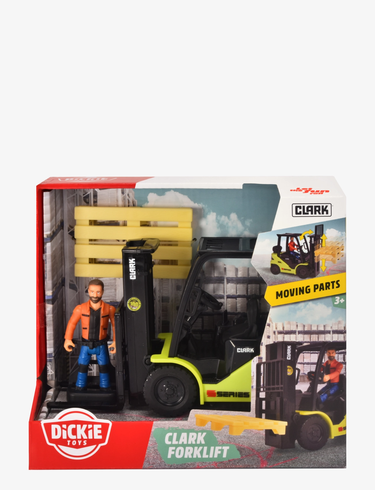Dickie Toys - Clark Forklift - multi coloured - 2