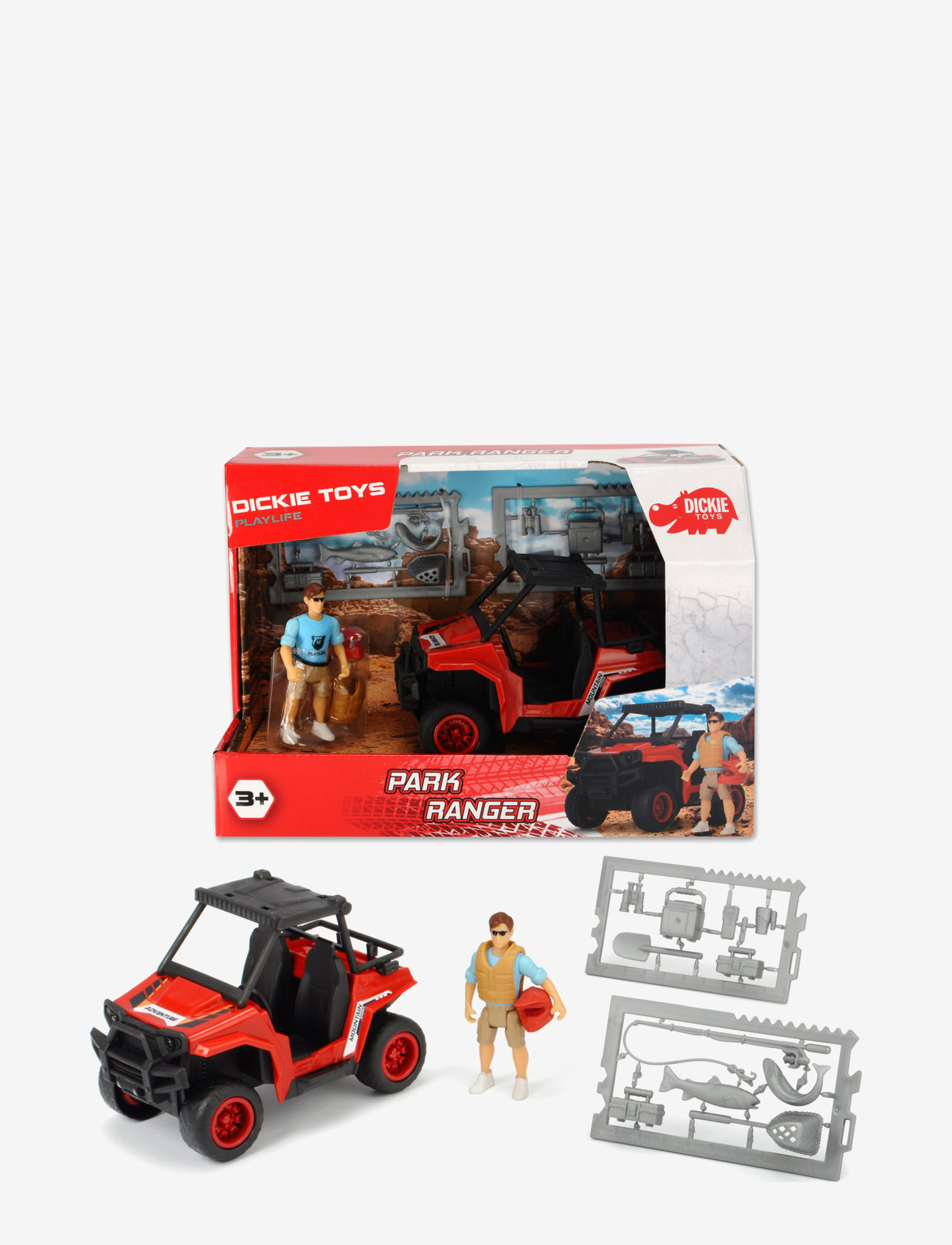 Dickie Toys - Playlife-Park Ranger - laveste priser - red - 1