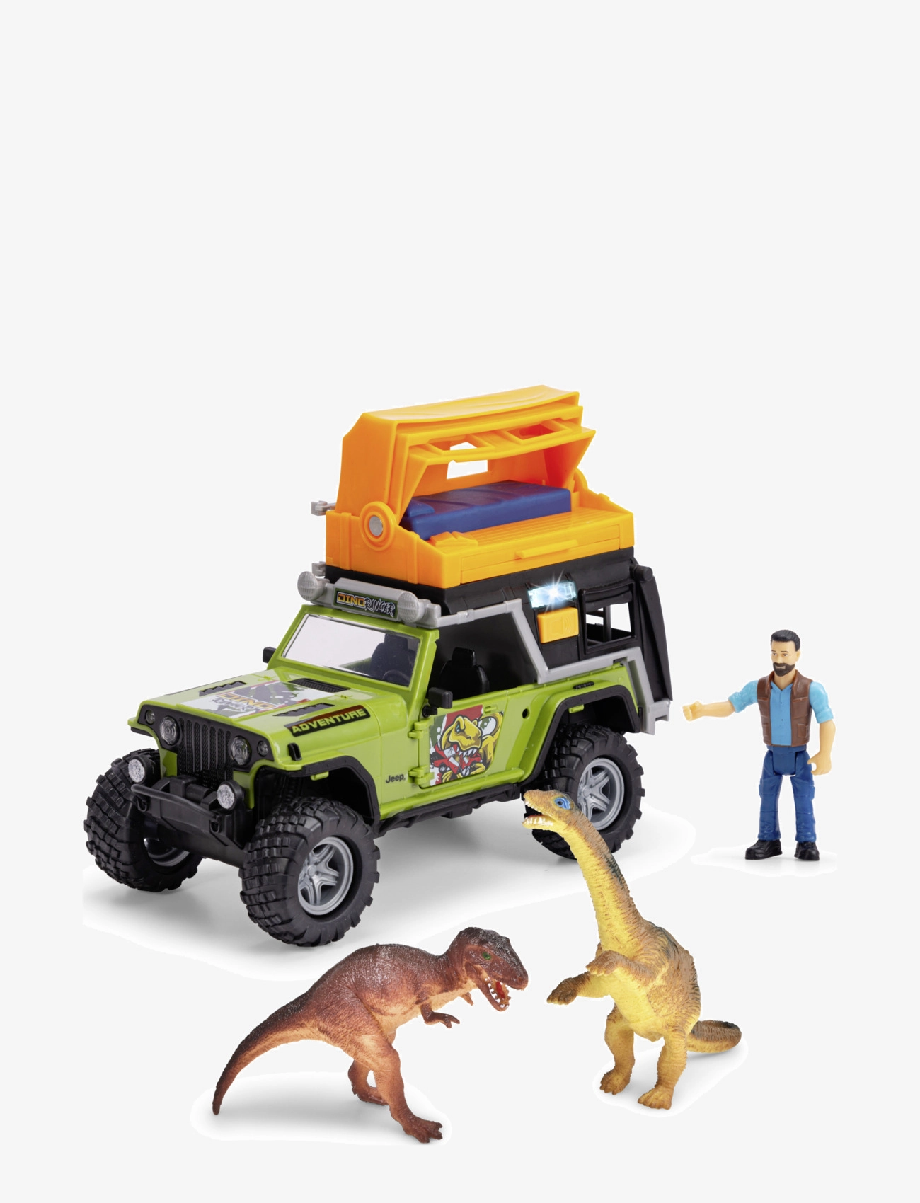 Dickie Spielzeug Dino Camper Leksaksbil, 23 Cm, One Size, Toy Cars & Vehicles, Mehrfarbig/gemustert - Kinder