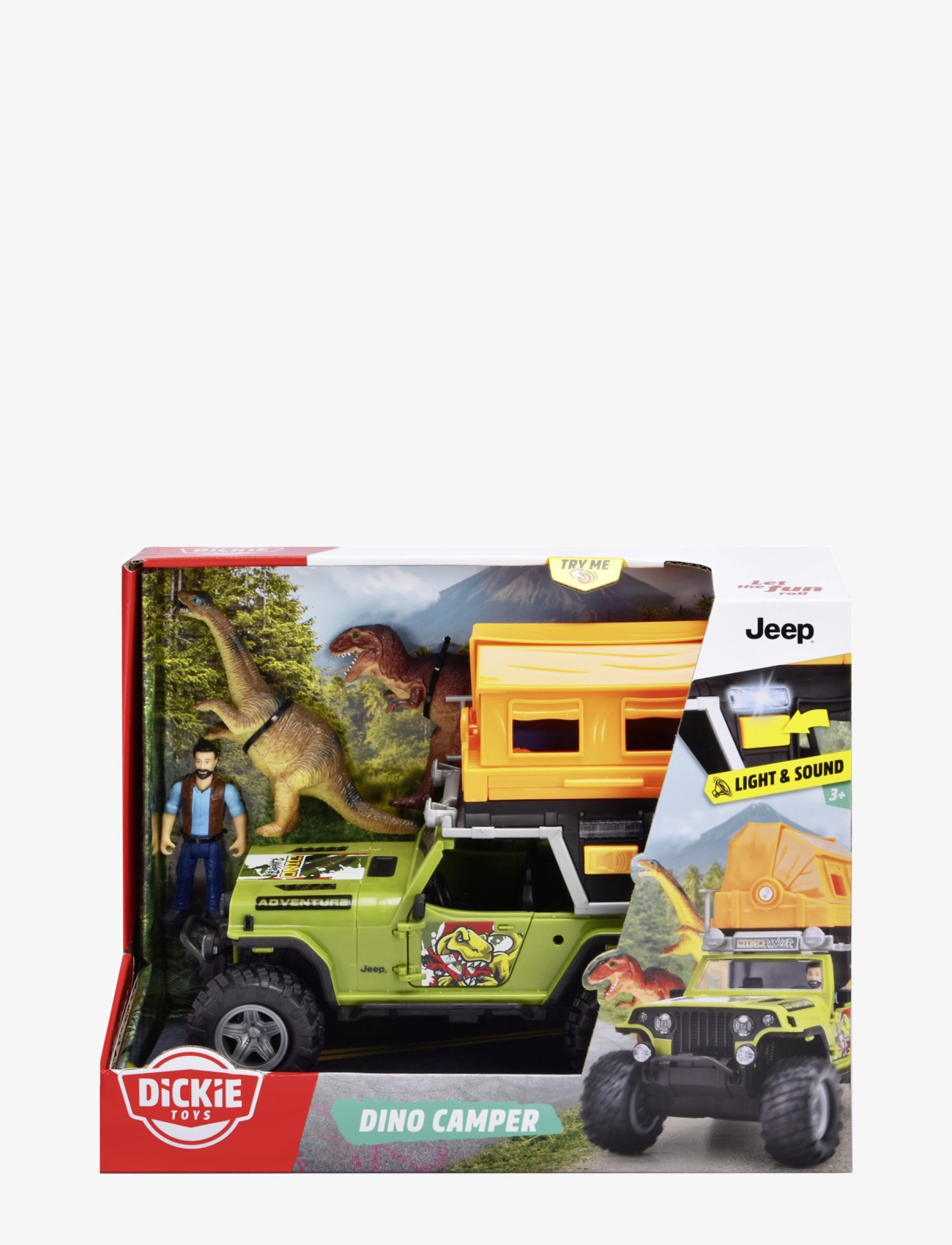 Dickie Toys - Dickie Toys Dino Camper Leksaksbil, 23 cm - legekøretøjer - multi coloured - 3