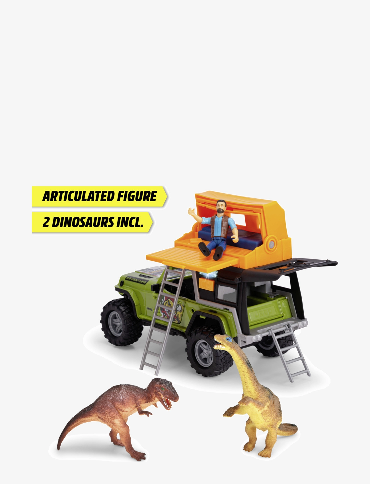 Dickie Toys - Dickie Toys Dino Camper Leksaksbil, 23 cm - legekøretøjer - multi coloured - 4