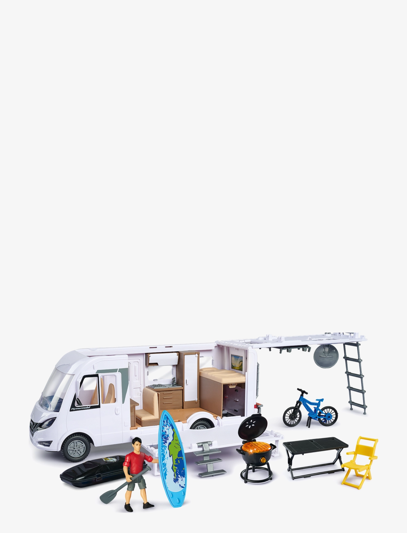 Dickie Toys Camper Set, Børn, Toy Køretøj, Multi/mønstret, Str: ONE SIZE