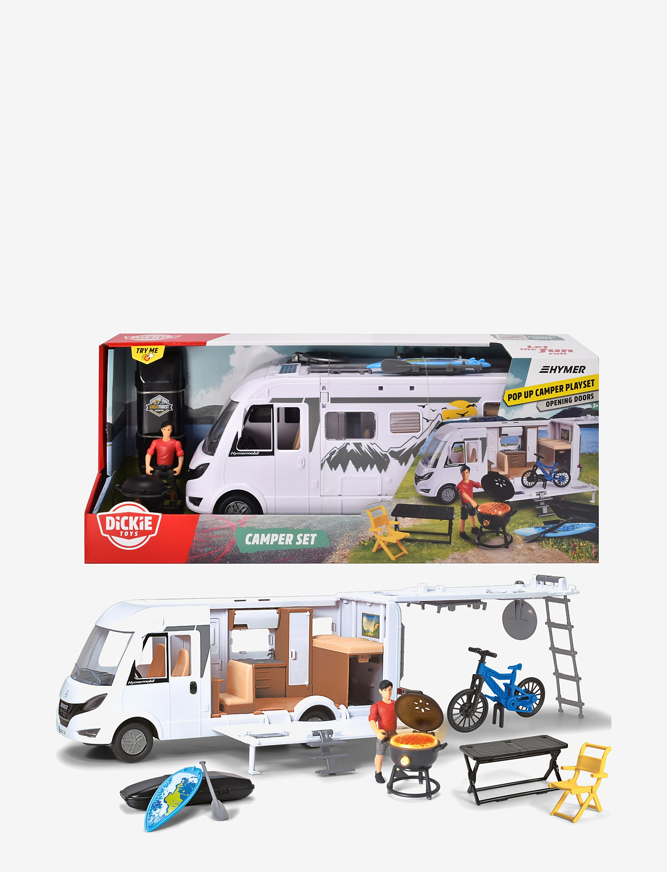 Dickie Toys - Dickie Toys Hymer Campingset - lekset - white - 2