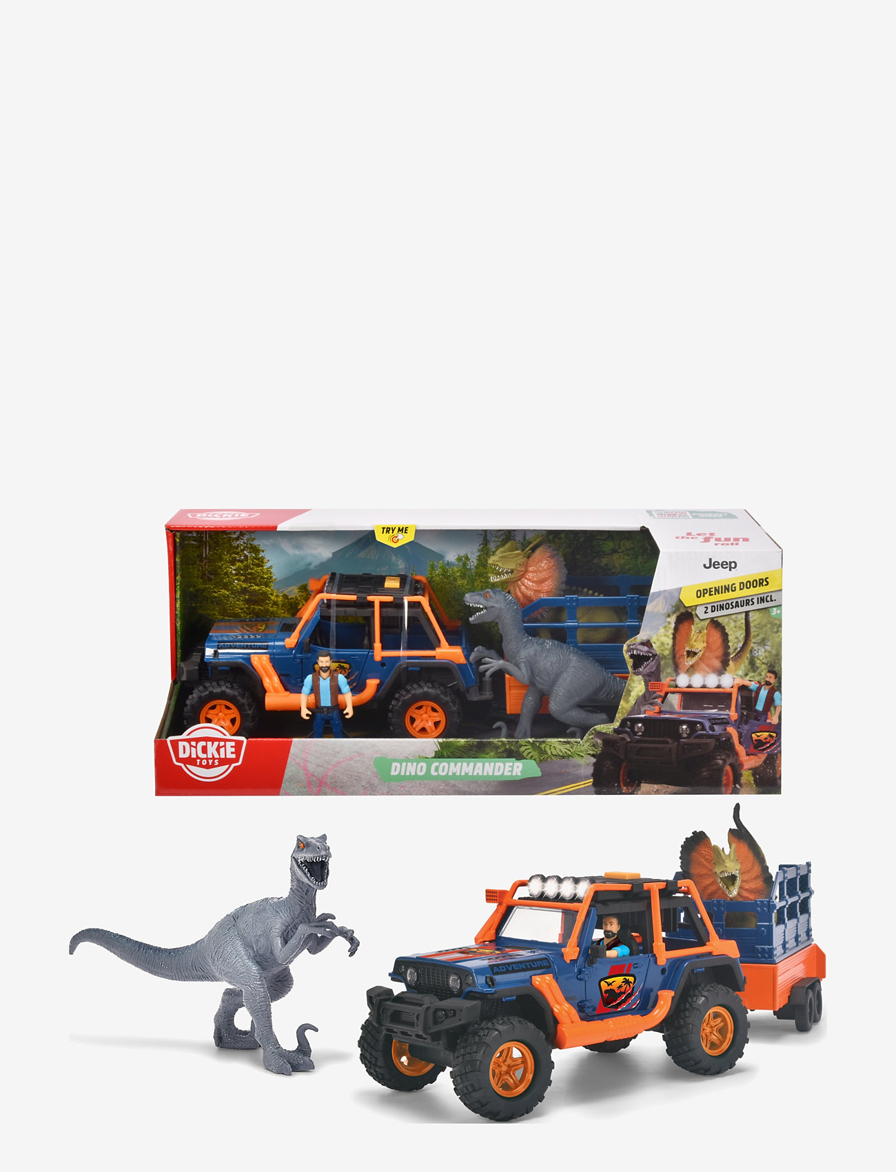 Dickie Toys - Dickie Toys Dino Commander - lastbiler - orange - 2