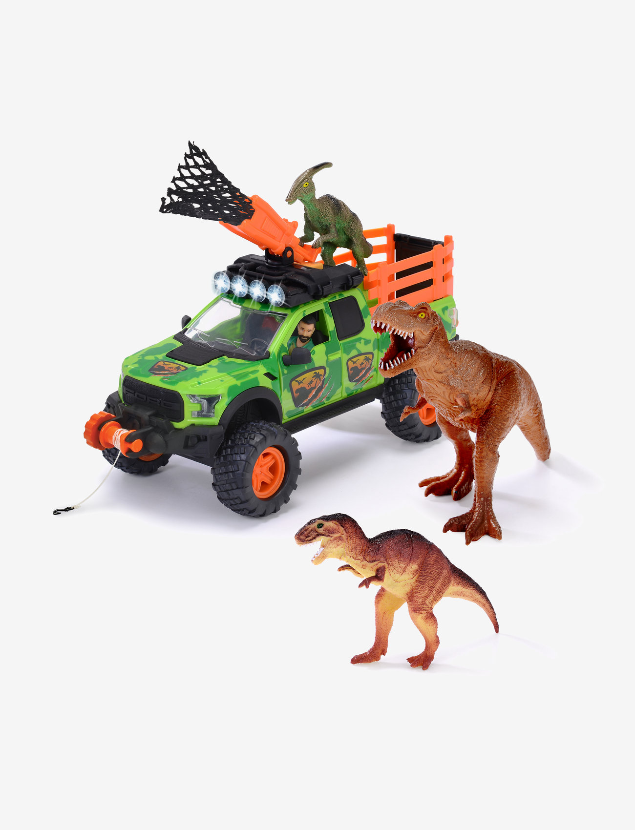 Dickie Toys - Dickie Toys Dino Hunter, Try Me - lastbiler - green - 2