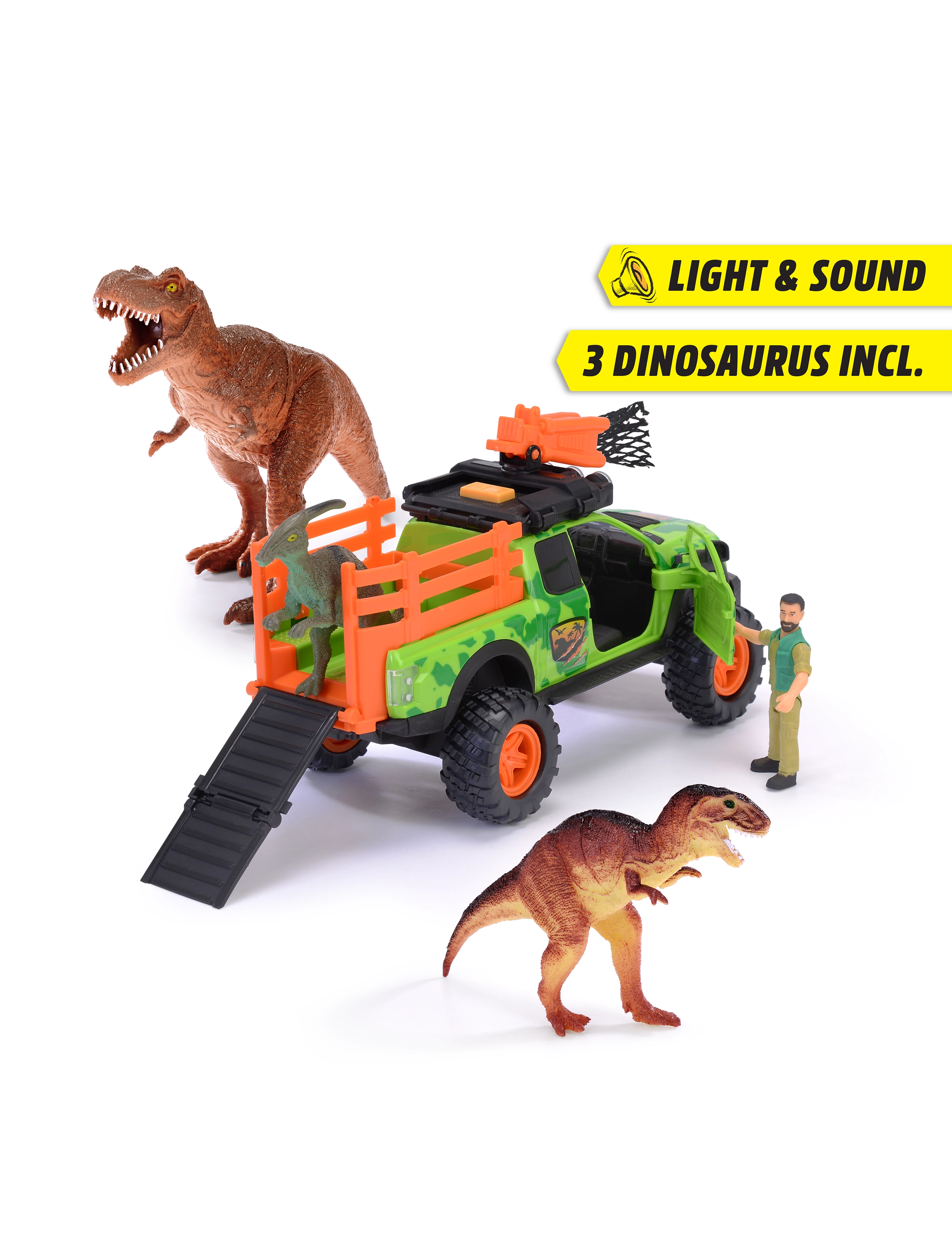 Dickie Toys - Dickie Toys Dino Jägare Lekset - lastbilar - green - 3