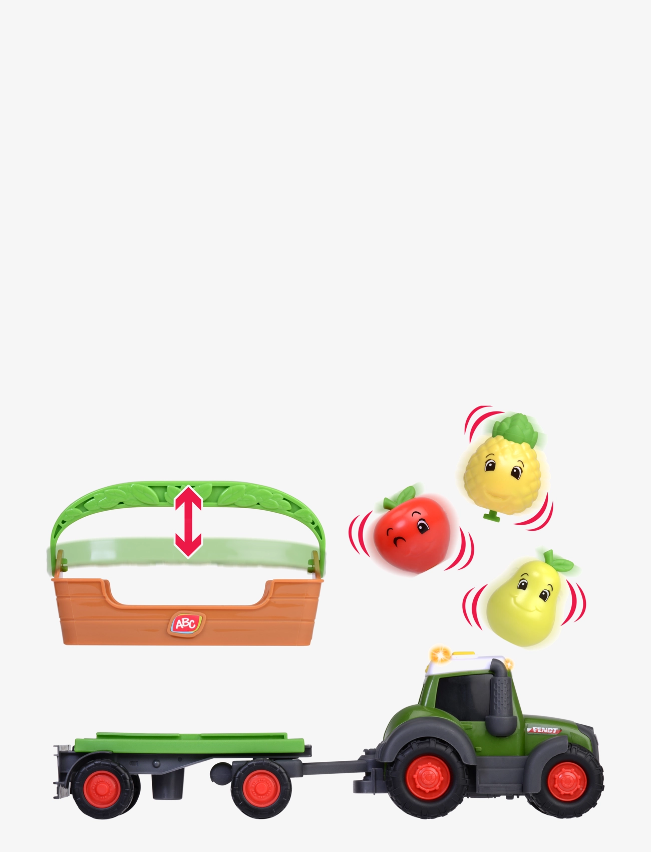 Dickie Toys - ABC Freddy Fruit Trailer - multicoloured - 4