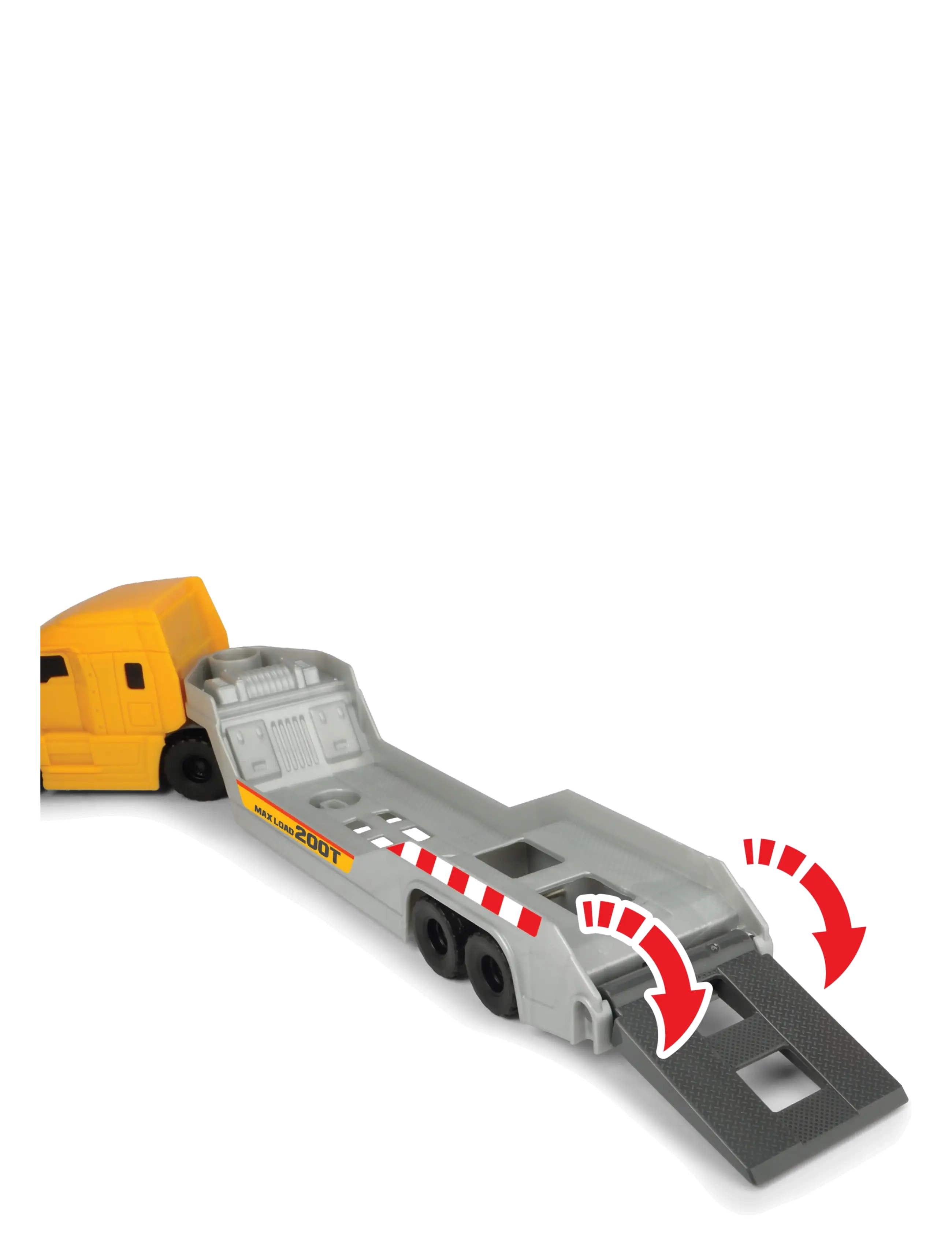 Dickie Toys - Dickie Toys Mack/Volvo Truck with Construction Vehicle - baufahrzeuge - multi coloured - 4