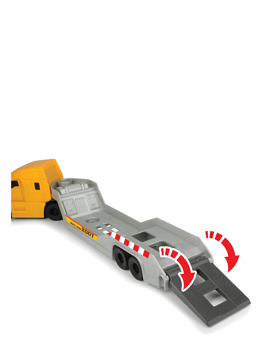 Dickie Toys - Dickie Toys Mack/Volvo Truck with Construction Vehicle - baufahrzeuge - multi coloured - 4
