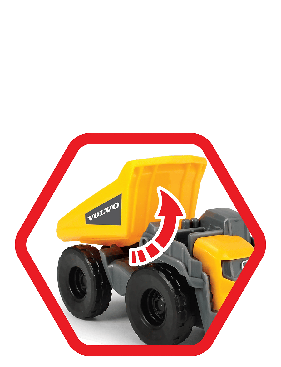 Dickie Toys - Dickie Toys Mack/Volvo Truck with Construction Vehicle - baufahrzeuge - multi coloured - 5