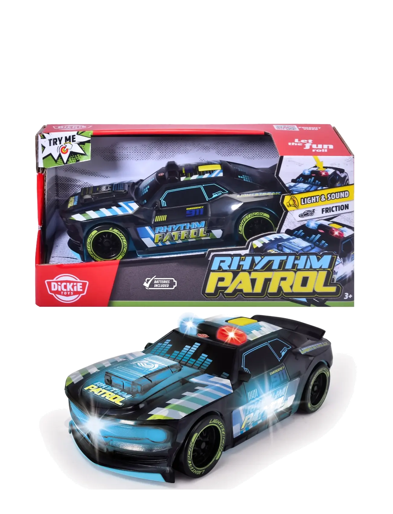 Dickie Toys - Dickie Toys Rhythm Patrol Police Car - multi coloured - 1