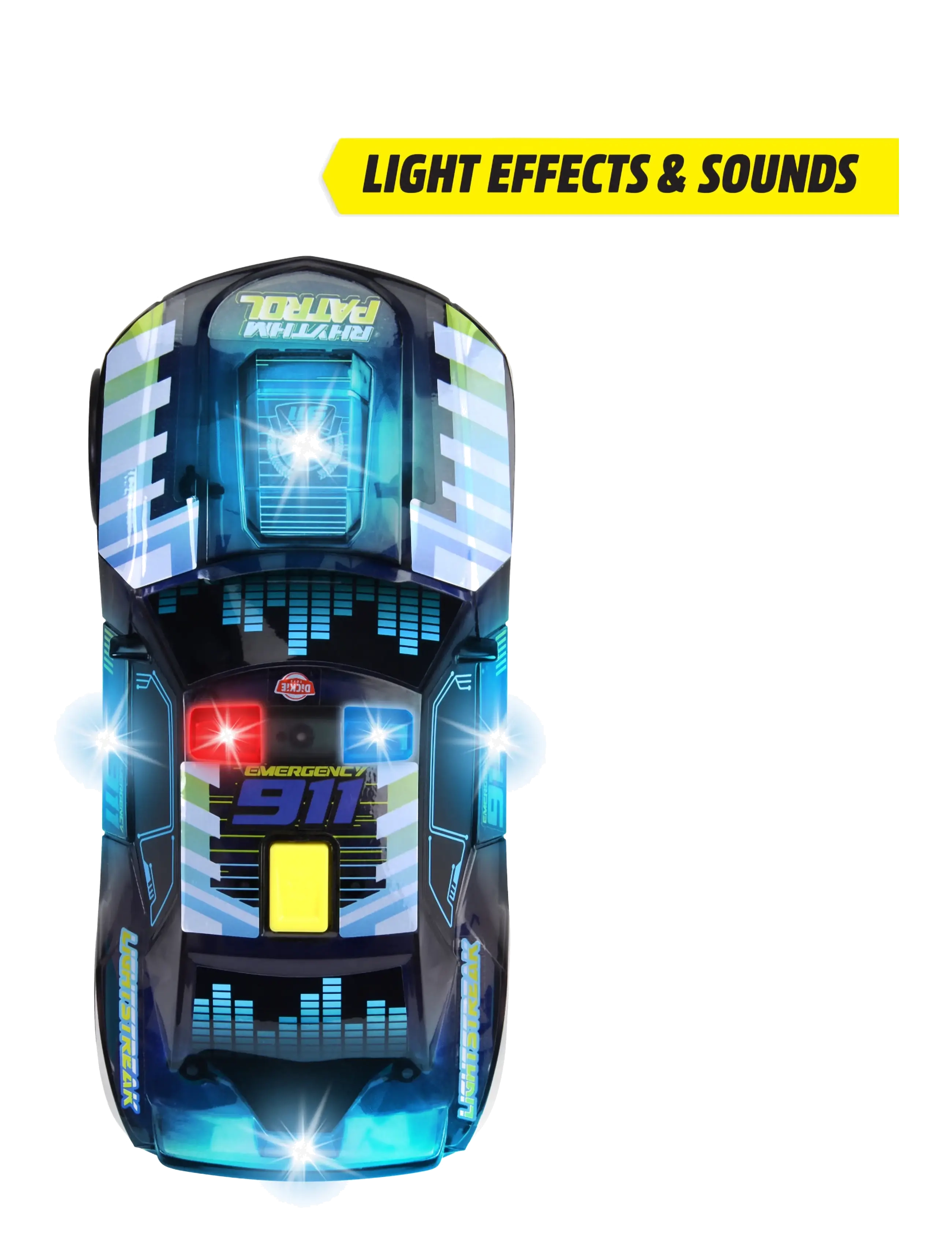 Dickie Toys - Dickie Toys Rhythm Patrol Police Car - multi coloured - 3