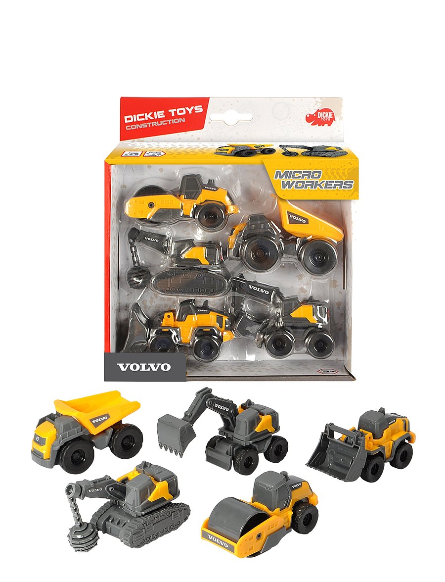 Dickie Toys - Volvo - Construction 5 Pack - die niedrigsten preise - yellow - 0