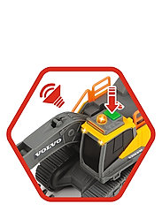 Dickie Toys - Volvo - Tracked Excavator - byggmaskiner - yellow - 8