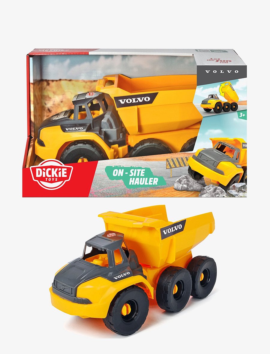 Dickie Toys - Volvo - On-site Hauler - ehitusautod - yellow - 1