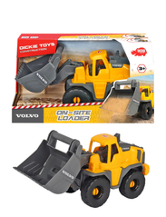 Dickie Toys - Volvo - On-site Loader - rakennusautot - yellow - 0