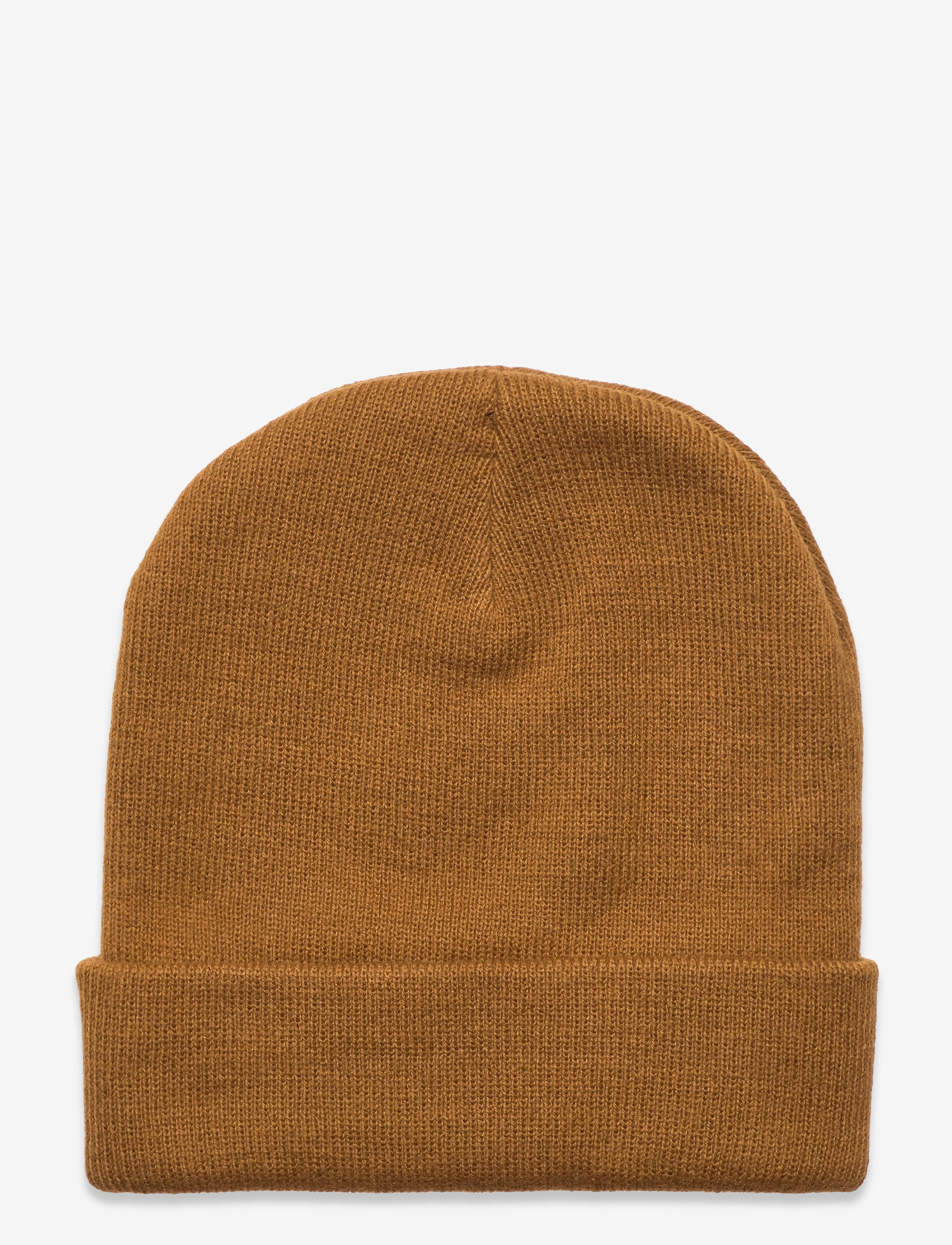 Dickies - M GIBSLAND BEANIE - aksessuaarid - brown duck - 1