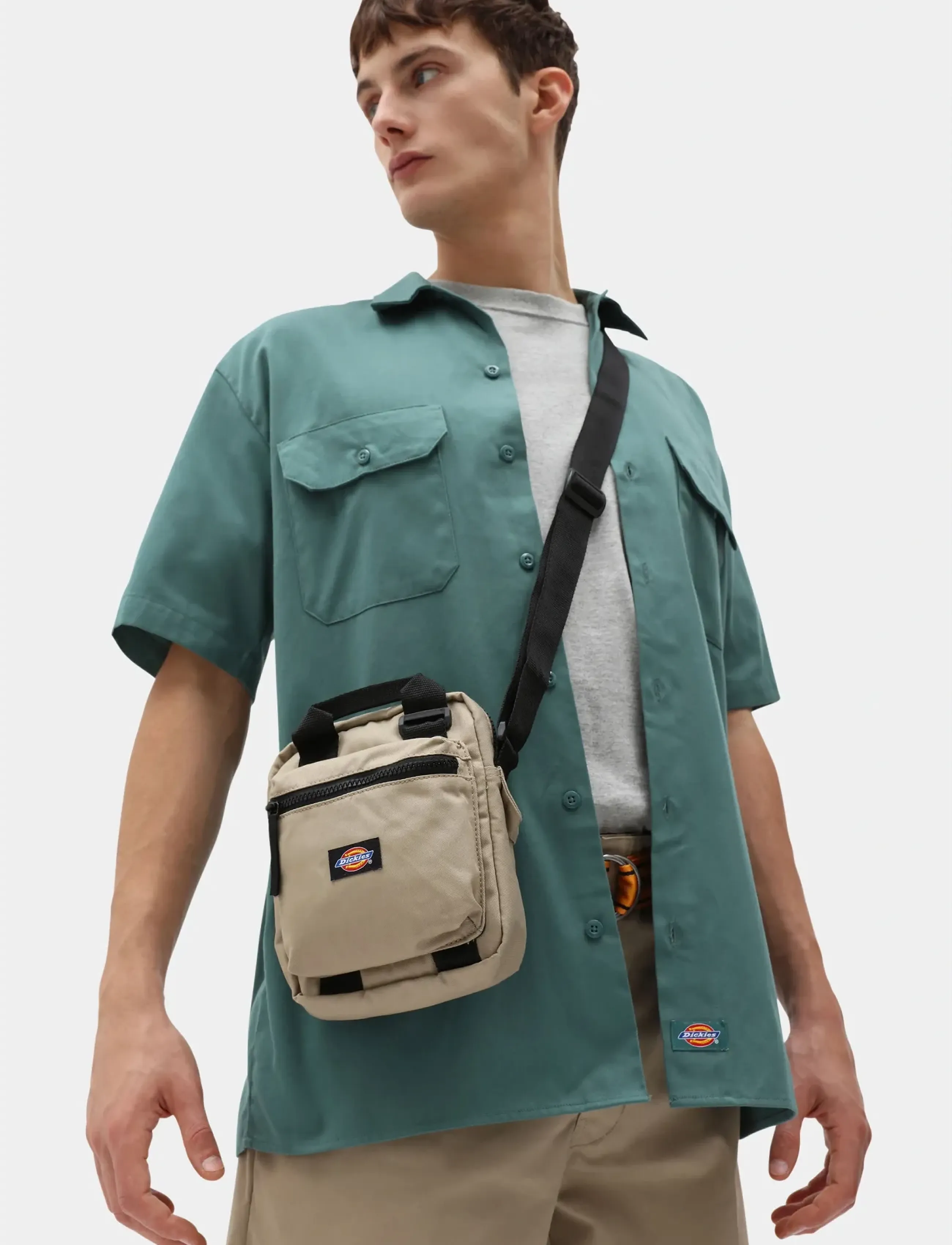 Dickies Moreauville, One Size, Beige, Tasker > Skuldertasker, Herre