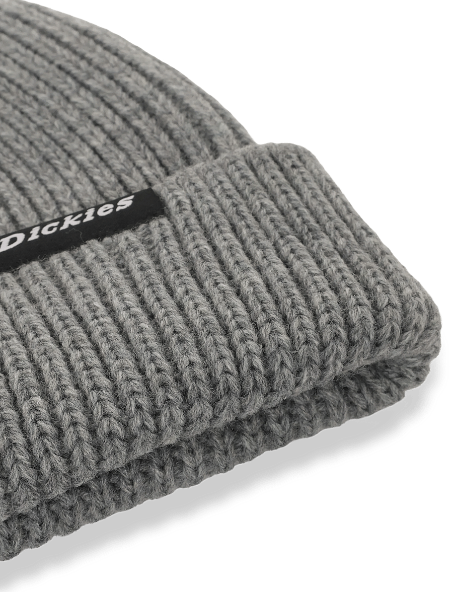 Dickies - WOODWORTH BEANIE - kootud mütsid - grey melange - 2