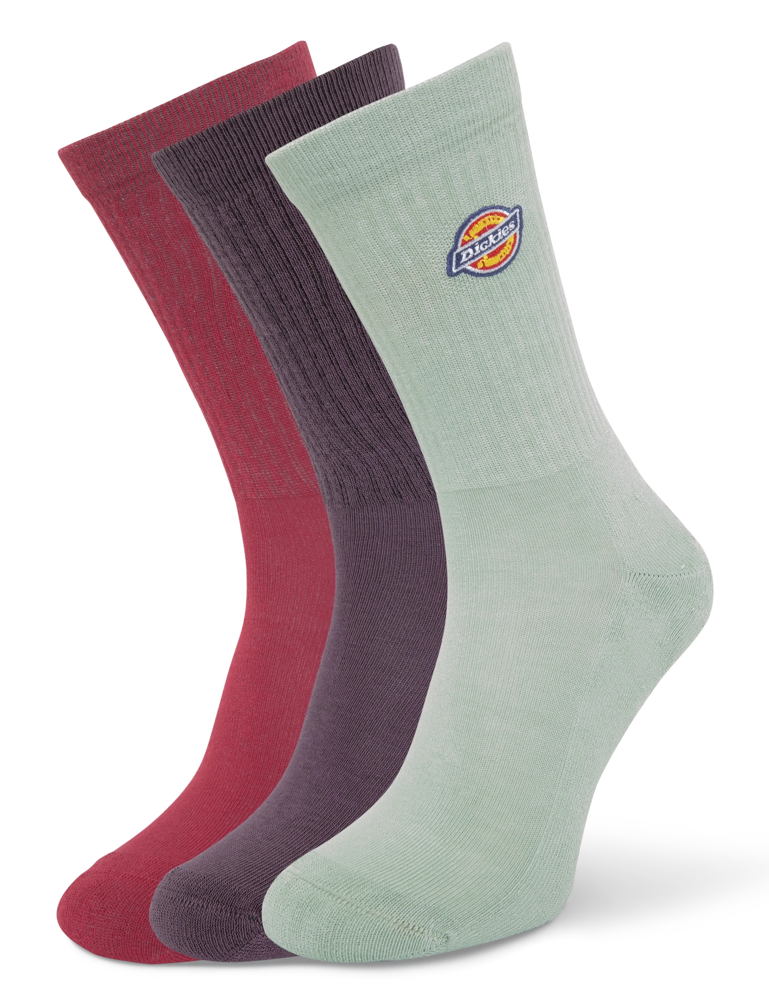 Dickies Valley Grove Socks, Herren, Crew Socken Multipack, Lila, Gr: 35-38