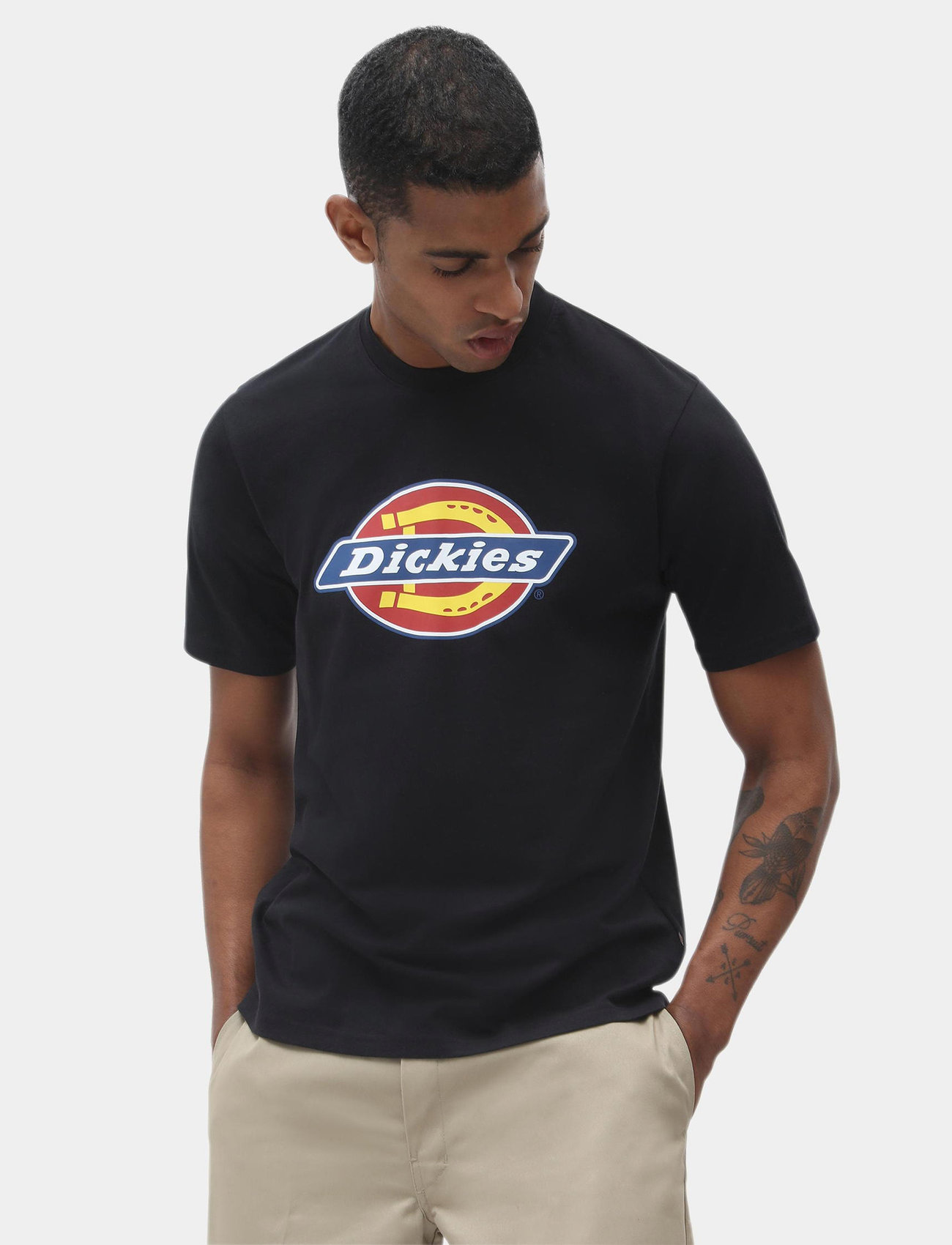 Dickies - ICON LOGO TEE - kortermede t-skjorter - black - 0