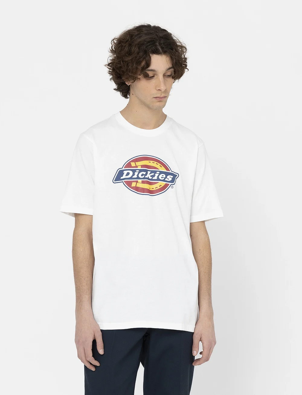 Dickies - M ICON LOGO TEE - kortärmade t-shirts - white - 0