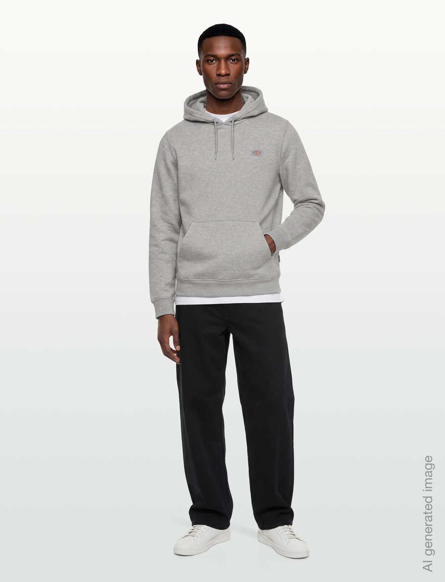 Dickies - OAKPORT HOODIE - hættetrøjer - heather grey - 0
