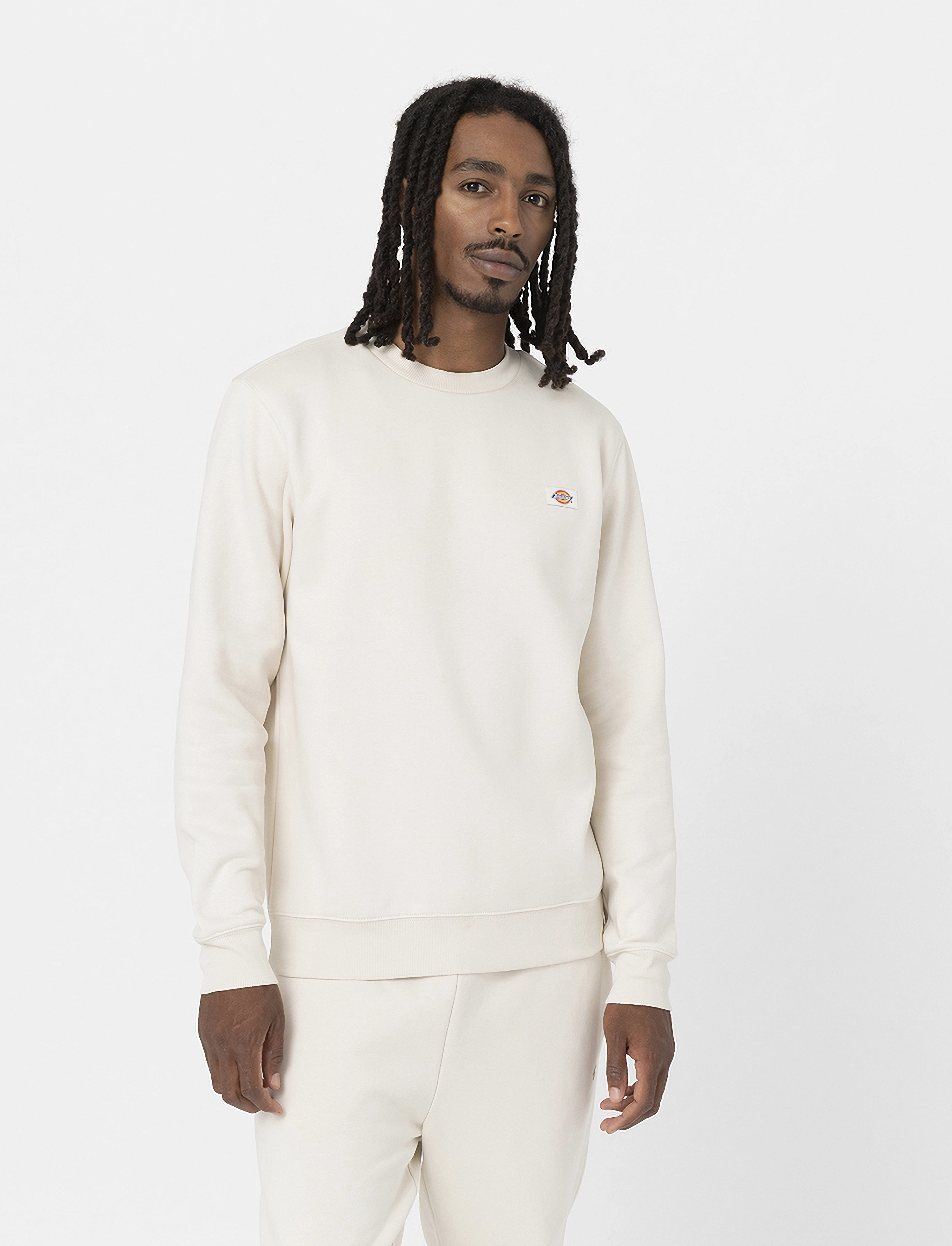 Dickies Oakport Sweatshirt, XS, Cream, Sweatshirts & Hættetrøjer > Sweatshirts, Herre