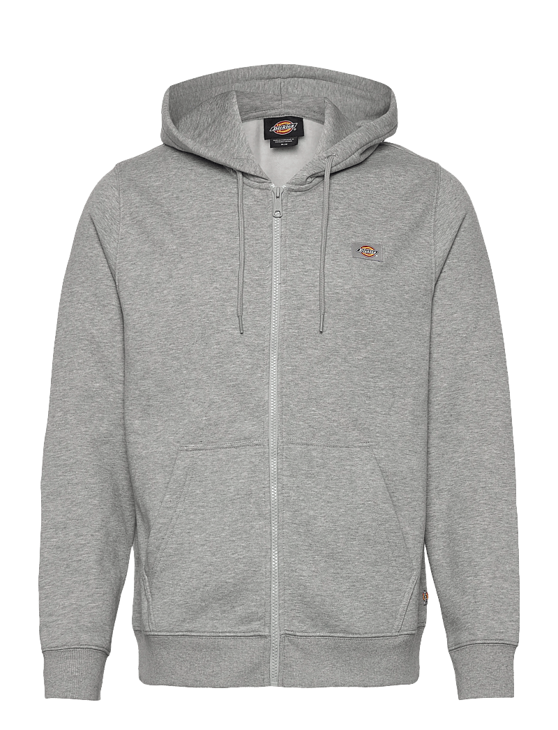 Dickies - M OAKPORT ZIP HOODIE - kapuutsiga dressipluusid - heather grey - 0