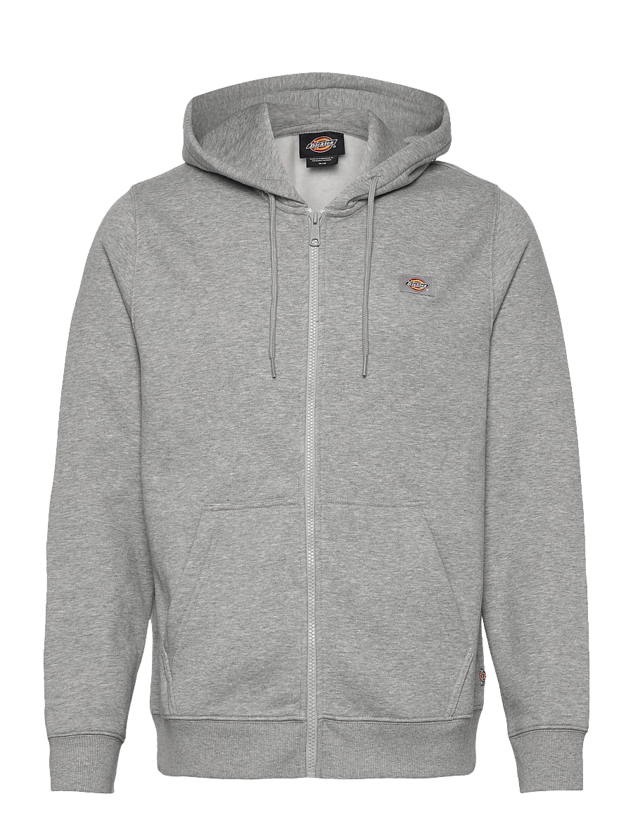 Dickies - OAKPORT ZIP HOODIE - kapuzenpullover - heather grey - 0