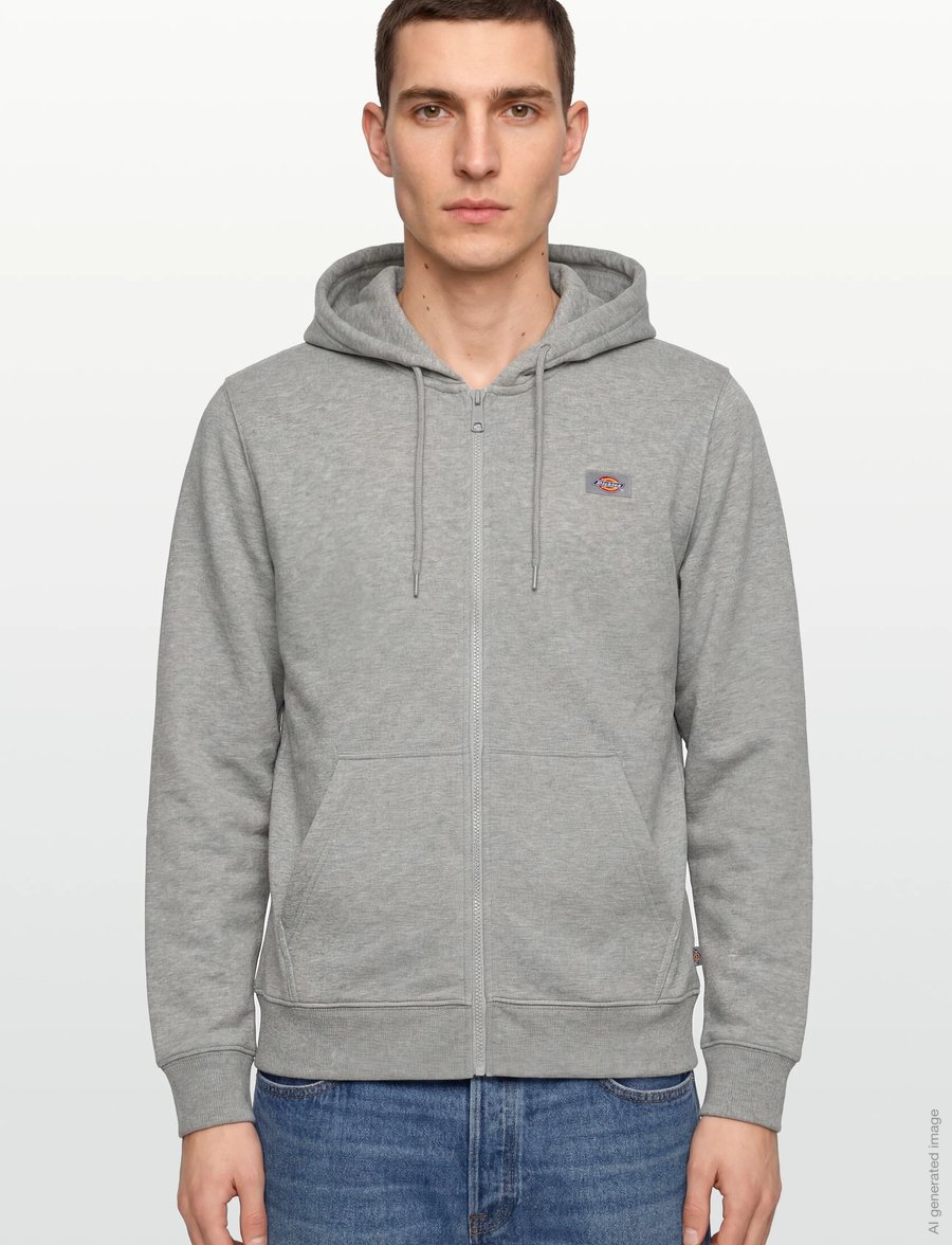 Dickies - OAKPORT ZIP HOODIE - kapuzenpullover - heather grey - 3