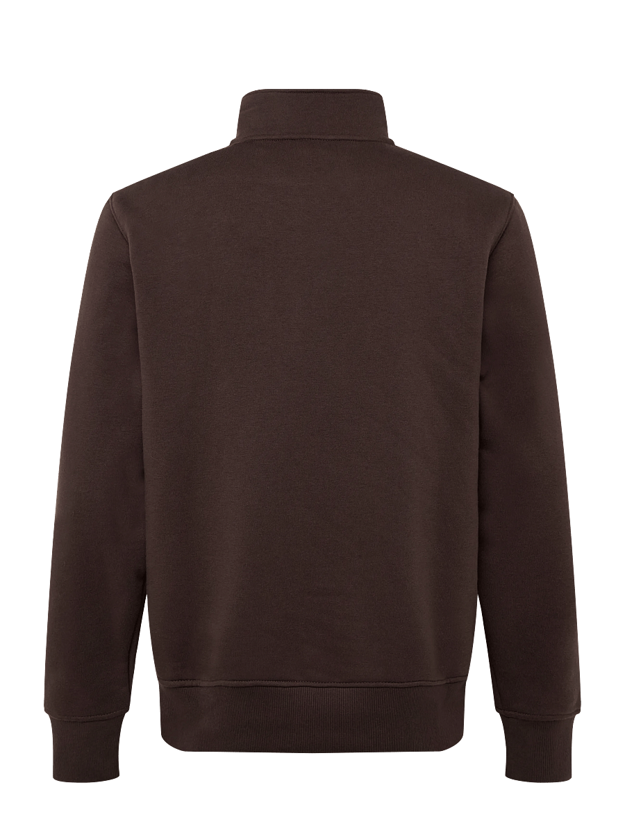 Dickies - OAKPORT QUARTER ZIP - sweatshirts - chocolate brown - 1