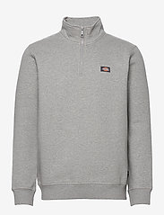 Dickies - OAKPORT QUARTER ZIP - sweatshirts - grey melange - 0