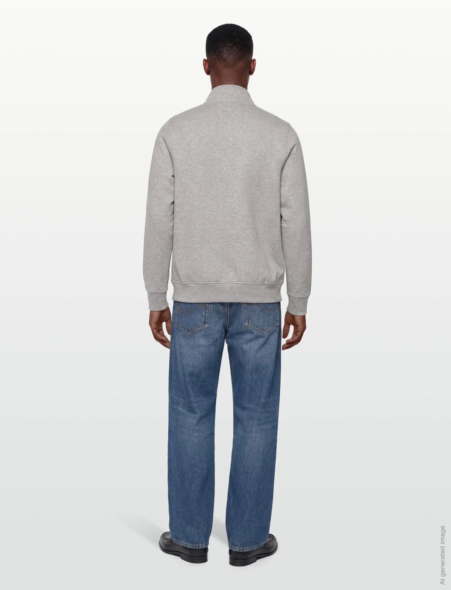 Dickies - OAKPORT QUARTER ZIP - nach stil kaufen - heather grey - 4