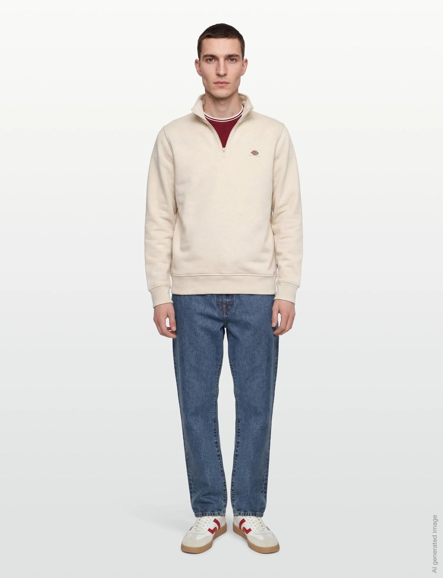 Dickies - OAKPORT QUARTER ZIP - nach stil kaufen - whitecap gray - 0