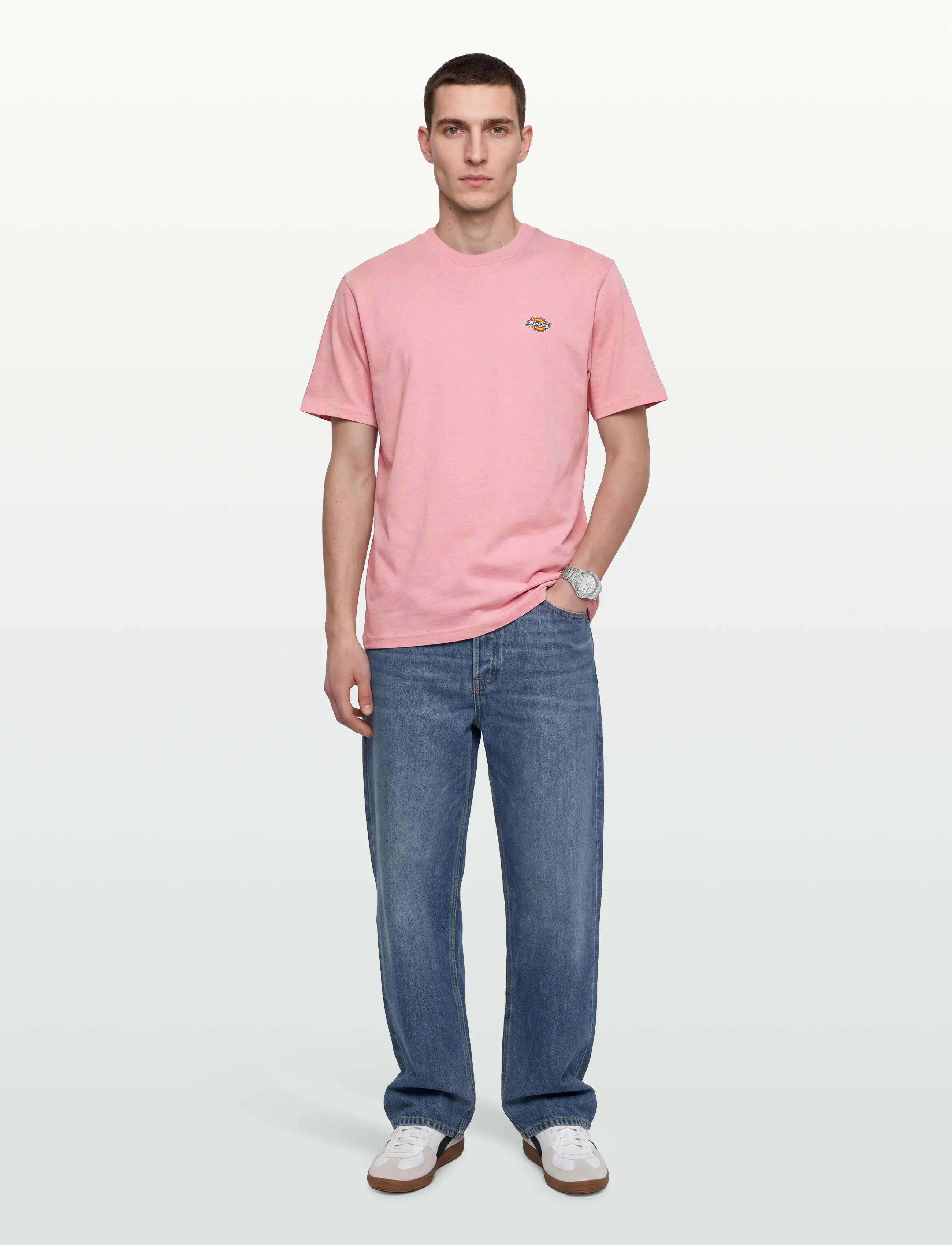 Dickies M SS MAPLETON TEE - T-shirts - BRIDAL ROSE / pink/rose