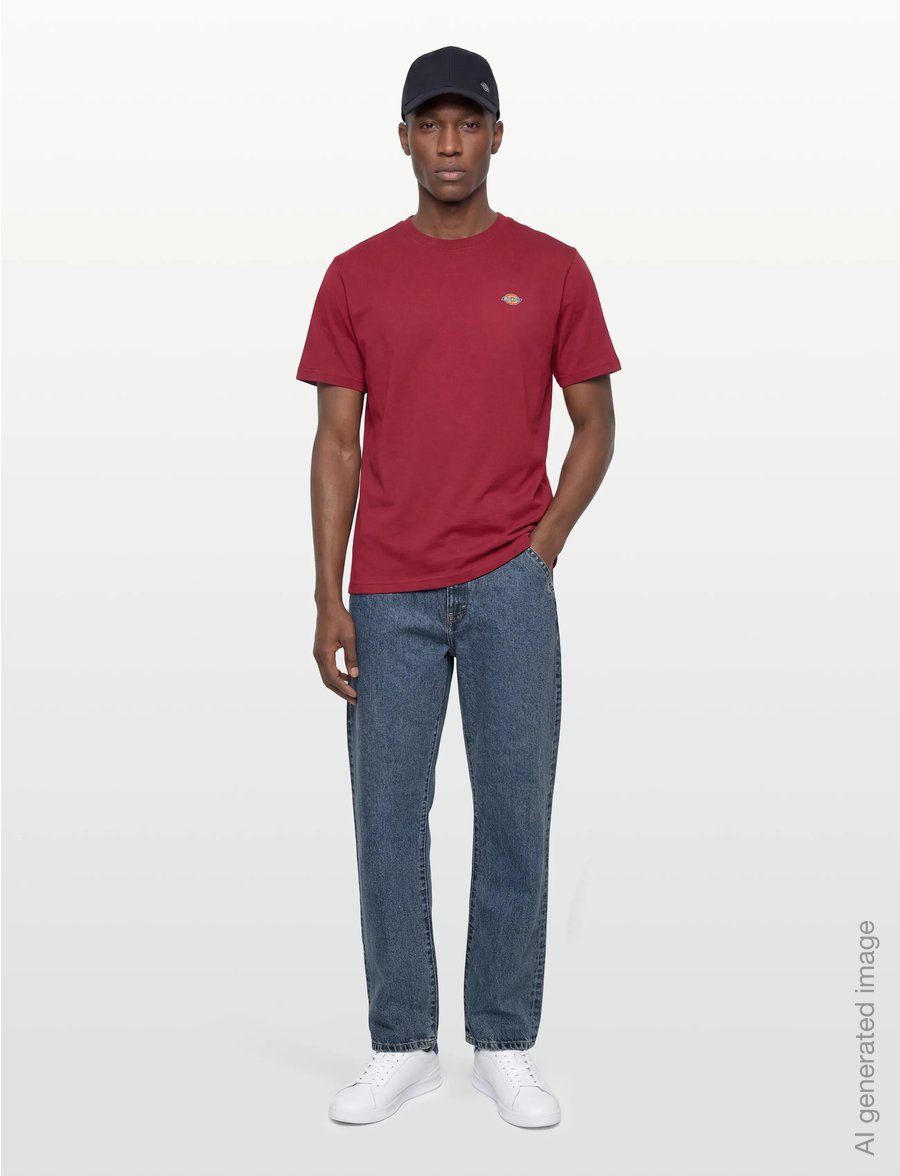 Dickies - MAPLETON SS TEE - short-sleeved t-shirts - garnet - 0
