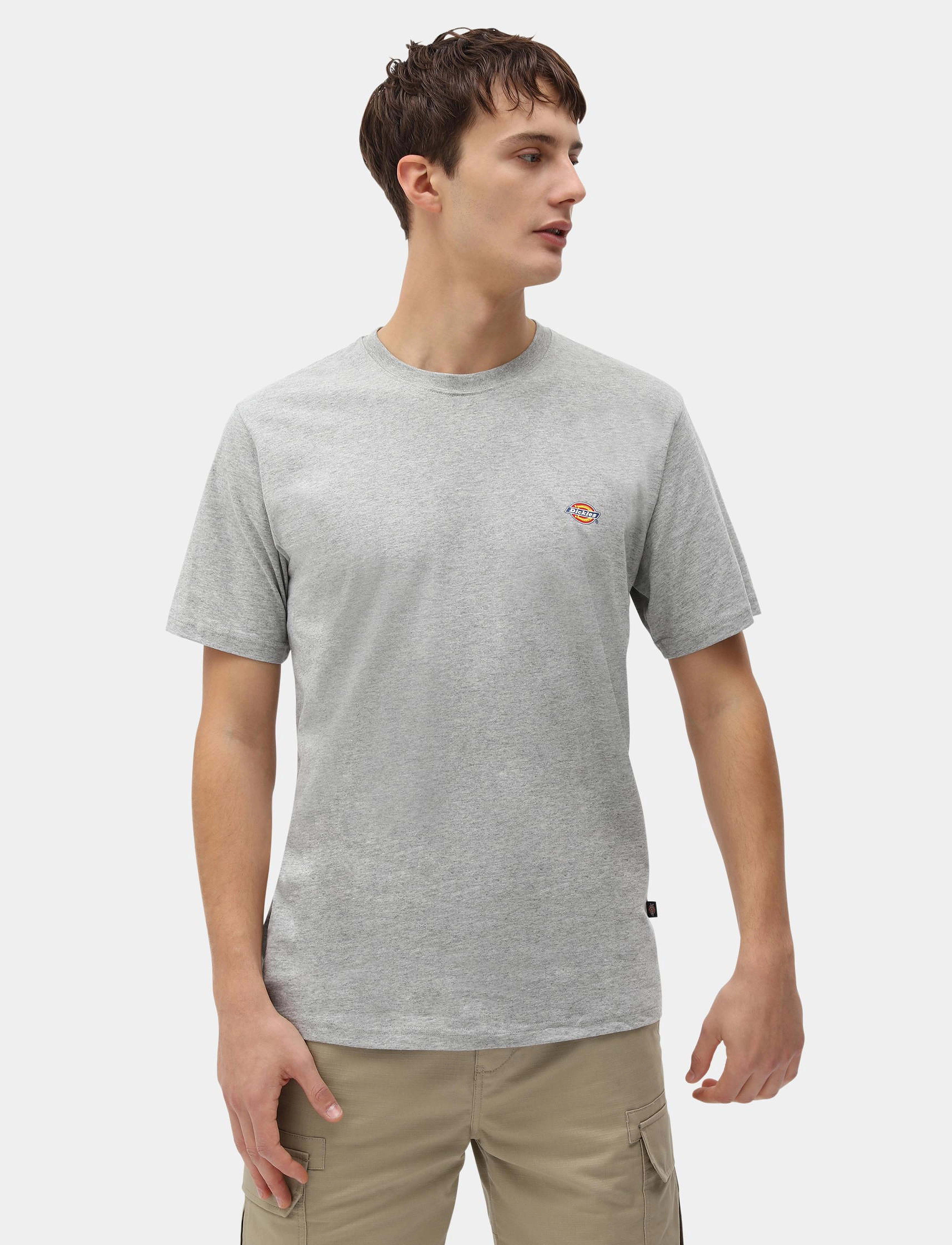 Dickies M SS MAPLETON TEE - Kläder - GREY MELANGE / grey