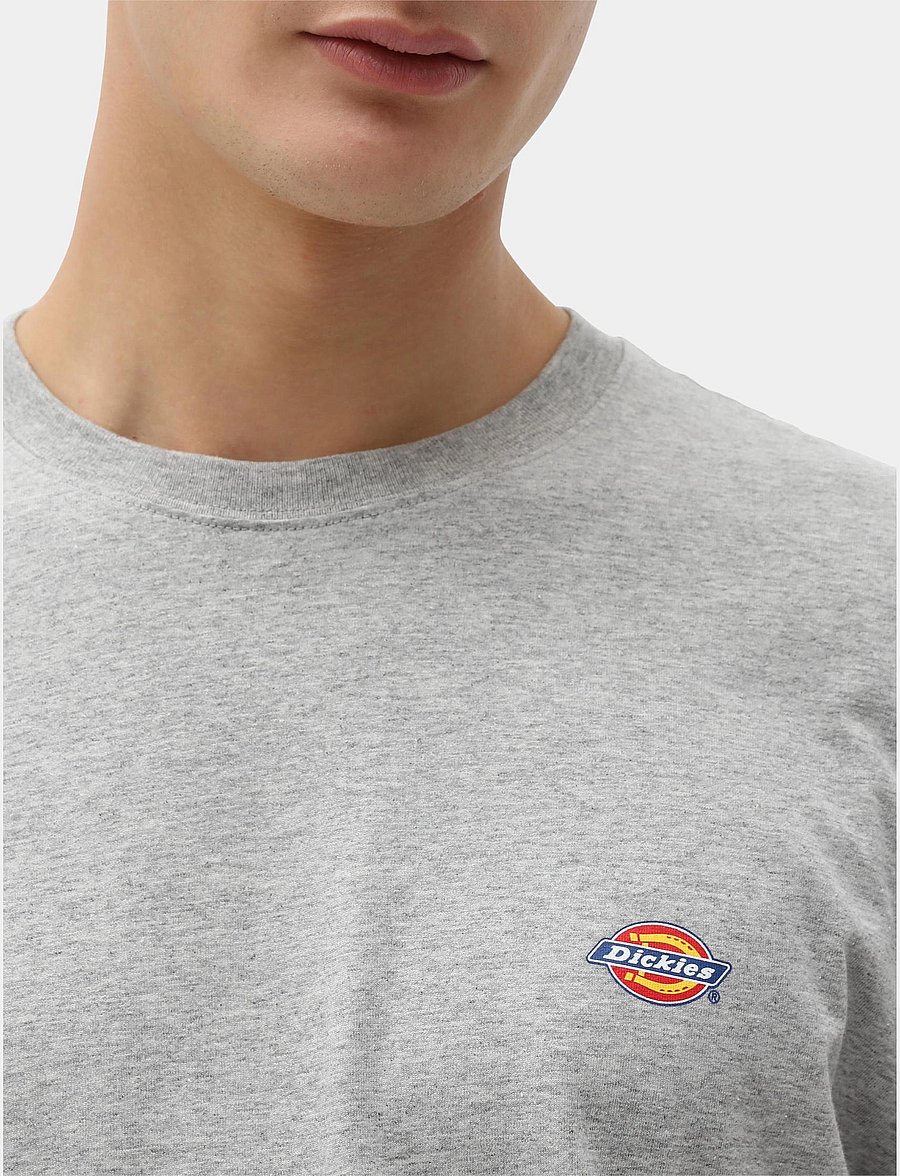 Dickies - MAPLETON SS TEE - short-sleeved t-shirts - grey melange - 4