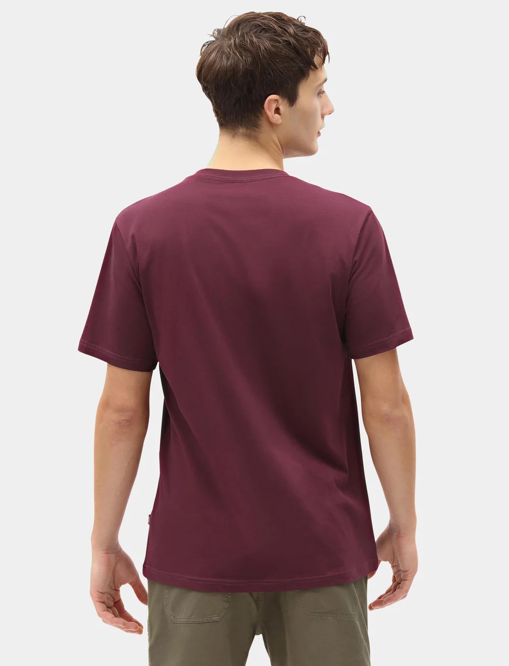 Dickies - M SS MAPLETON TEE - short-sleeved t-shirts - maroon - 3