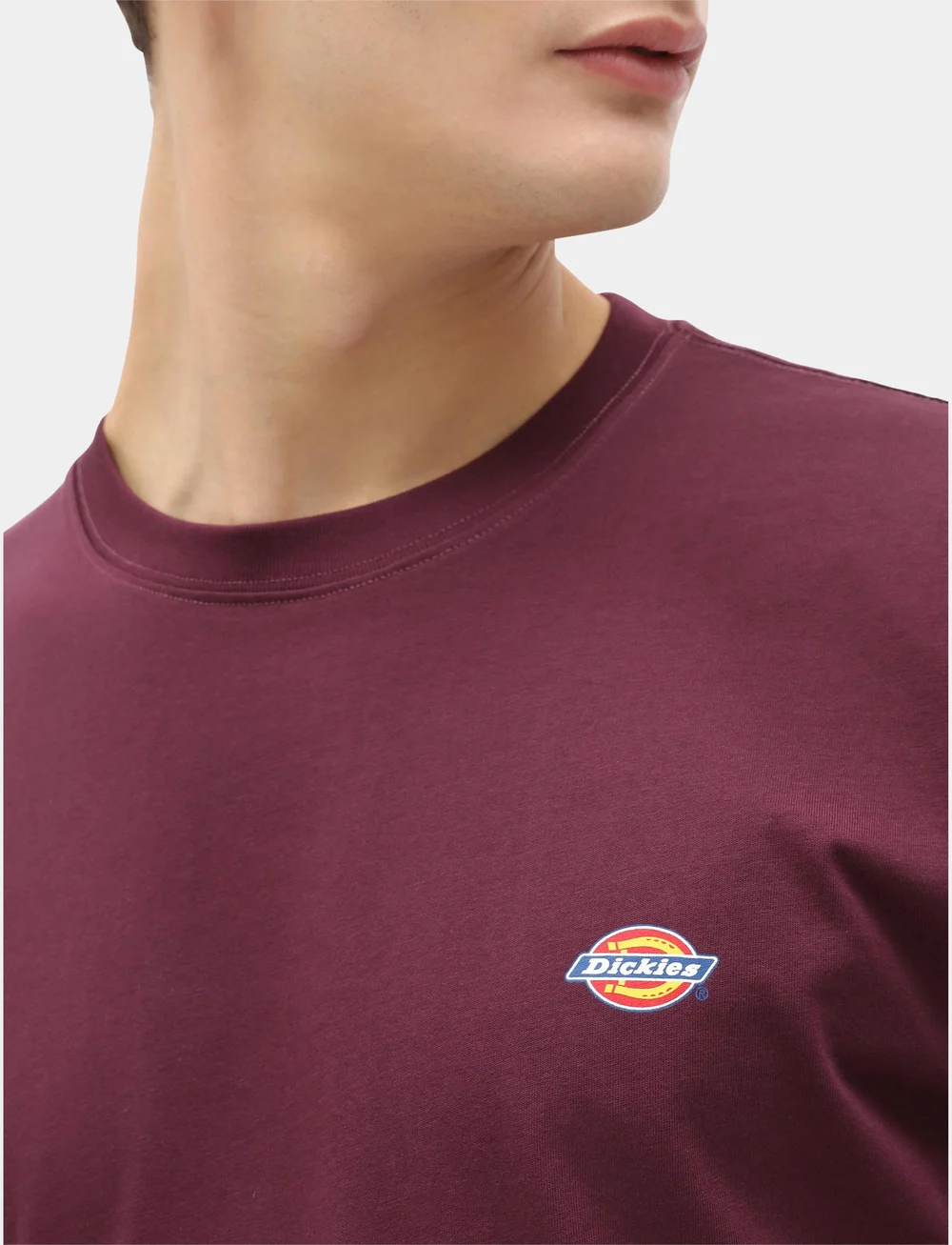 Dickies - M SS MAPLETON TEE - short-sleeved t-shirts - maroon - 4