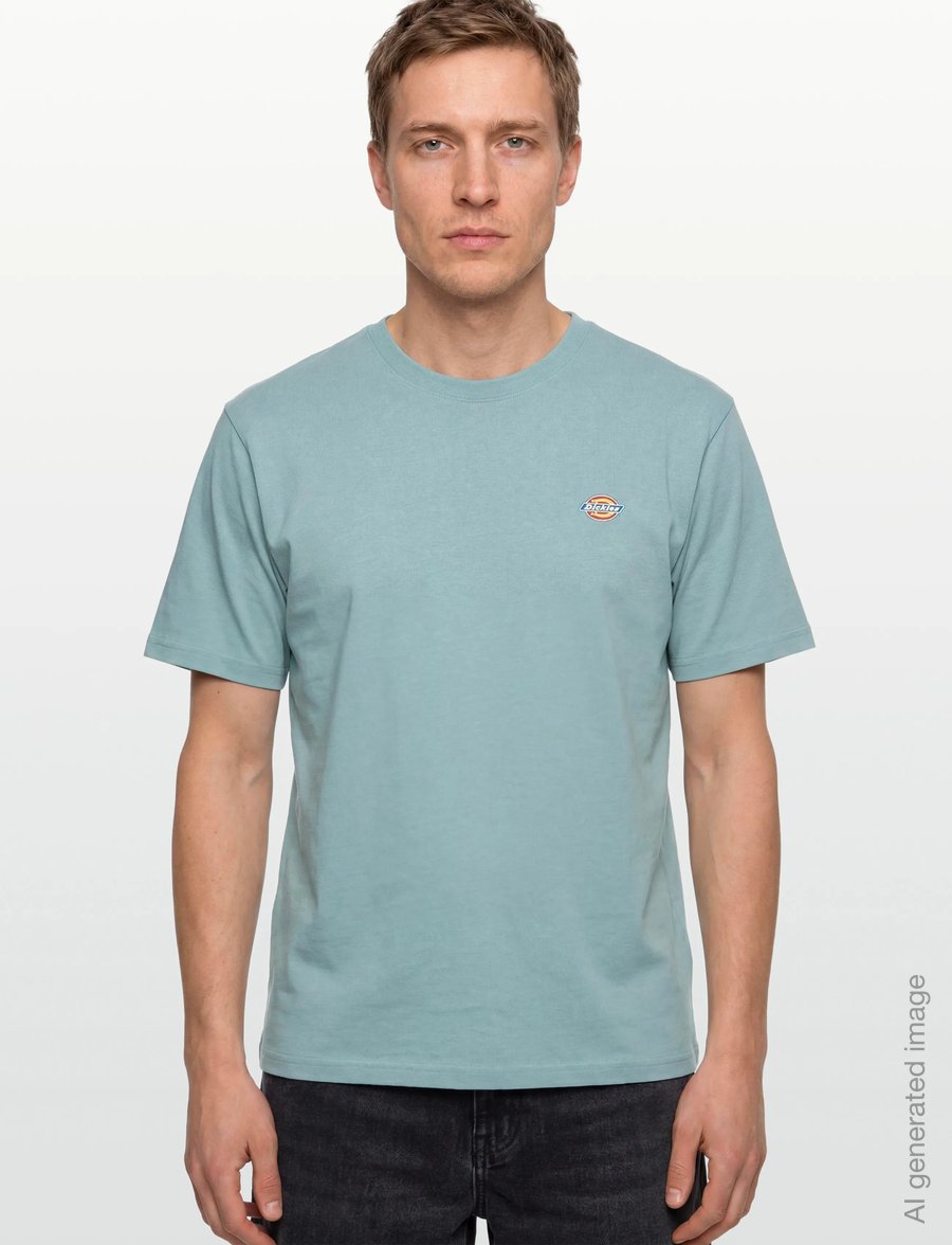 Dickies - MAPLETON SS TEE - kurzärmelige t-shirts - stormy sea - 3