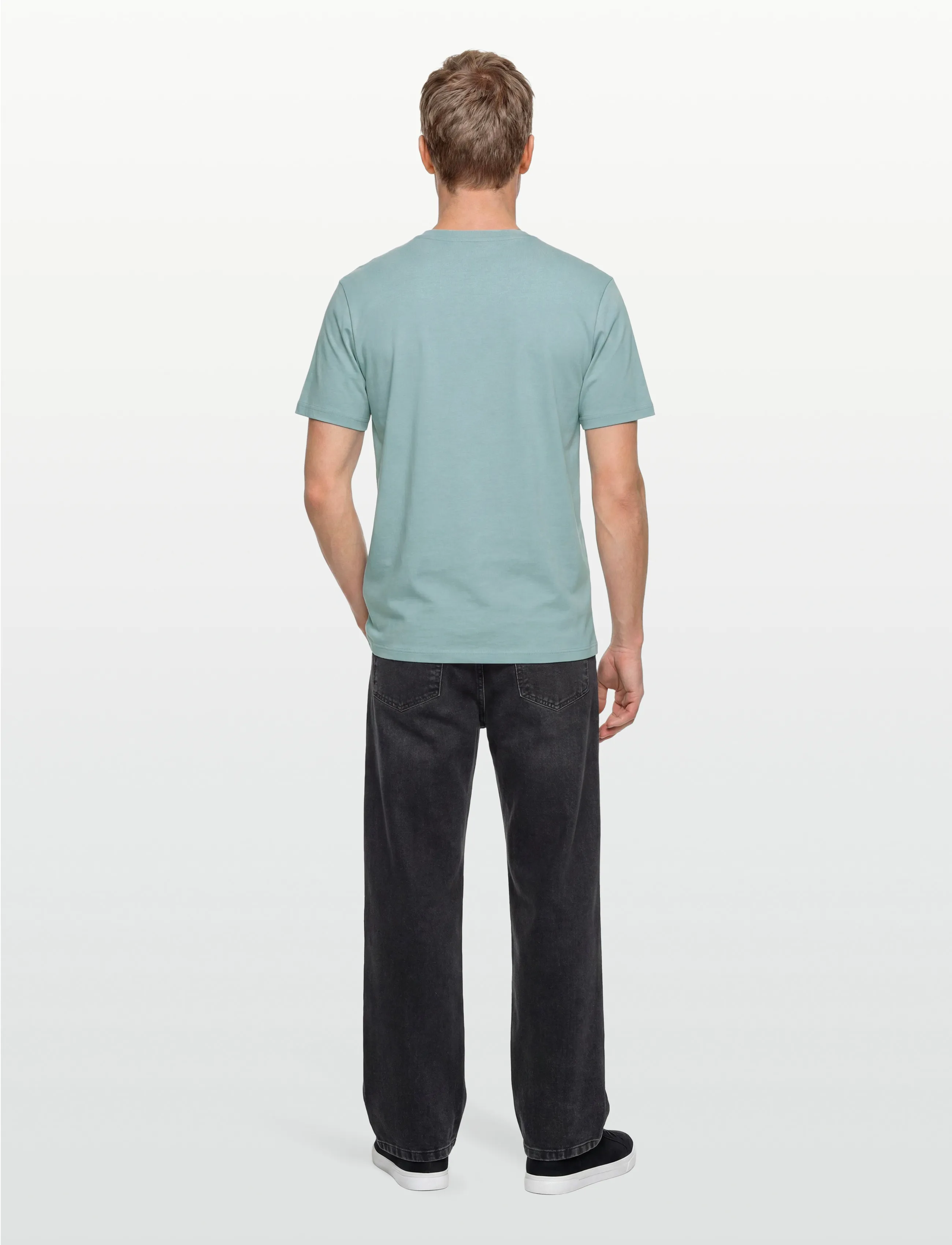 Dickies - MAPLETON SS TEE - kortærmede t-shirts - stormy sea - 4
