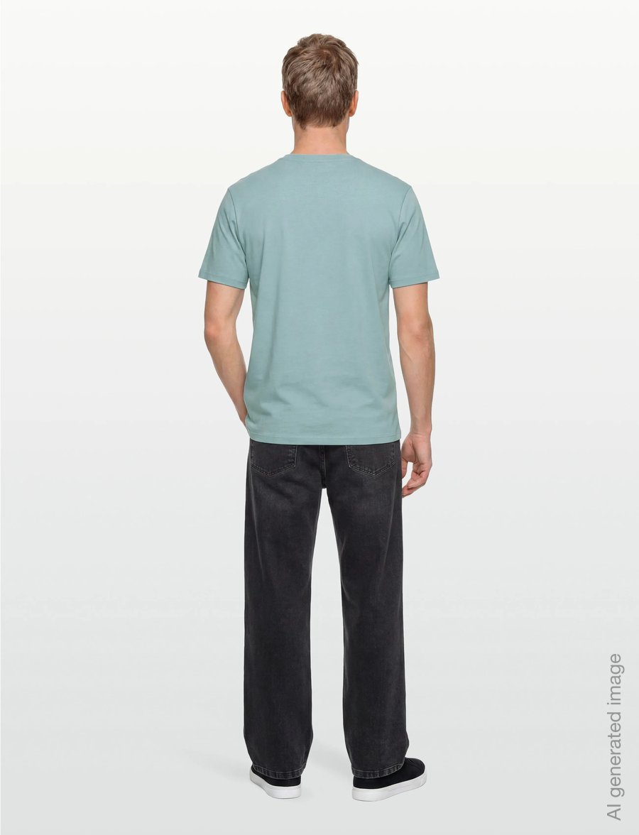 Dickies - MAPLETON SS TEE - kurzärmelige t-shirts - stormy sea - 4