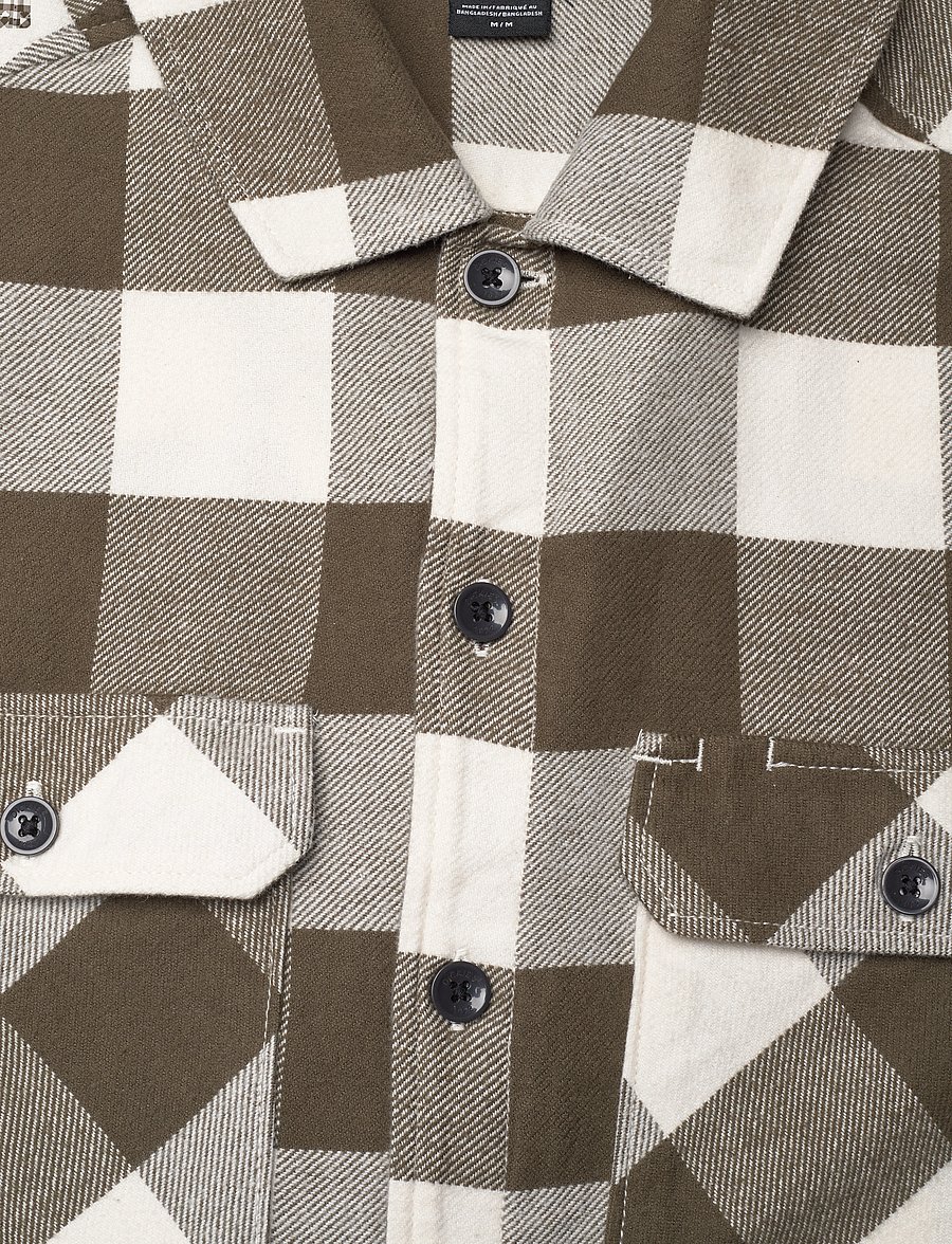 Dickies - M SACRAMENTO SHIRT - checkered shirts - egret - 2